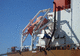 ship davit / free-fall lifeboat / hydraulic