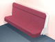 ship sofa bed / 3-seater / wall-mounted