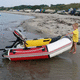 outboard inflatable boat / foldable / open / 4-person max.