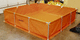 water tank / hydrocarbon / temporary storage / with frame