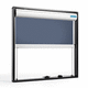 solar window blind / roller / polyester / ABS plastic