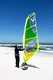 wave windsurf sail / freestyle / 4-batten