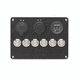boat switch panel / marine / lighting / waterproof
