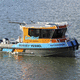 hydrographic survey boat / outboard / aluminum / transportable