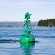 signaling buoy / steel / green / with signal light