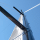 sailboat mast / carbon / stainless steel / aluminum