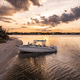 outboard express cruiser / twin-engine / open / center console