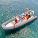 outboard inflatable boat / rigid / open / center console