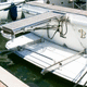 tender davit / hydraulic / electric / stainless steel