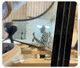 yacht glass panel / tempered / laminated