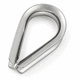 mooring thimble / for standing rigging / for cables / for decks