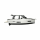 inboard express cruiser / twin-engine / center console / soft-top