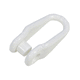straight shackle for sailboats / with captive pin / plastic