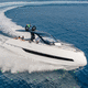 inboard express cruiser / soft-top / 14-person max. / with cabin