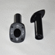 canoes and kayak rod holder / plastic / black