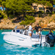 outboard cabin cruiser / open / center console / fishing