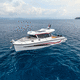 outboard express cruiser / twin-engine / hard-top / spearfishing