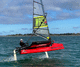 single-handed sailing dinghy / foiling / regatta / single-trapeze