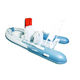 outboard inflatable boat / RIB / center console / open