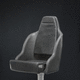 helm seat / bucket / for boat / with lumbar support