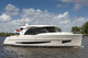 inboard express cruiser / hard-top / steel / with cabin