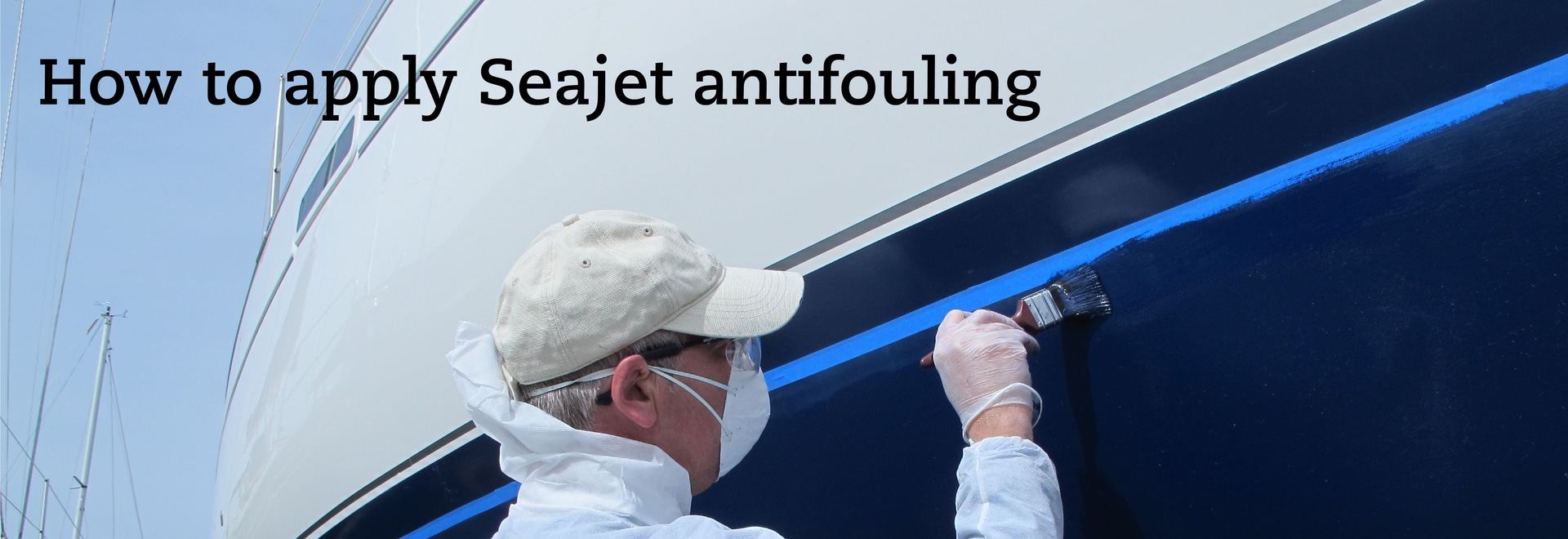 'How to apply Seajet antifouling' Netherlands Seajet Yacht Paint
