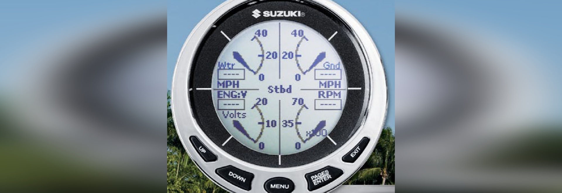 NEW boat gauge indicator by Suzuki Marine Suzuki Marine