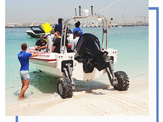 Our Amphibious Boat & Jean-Michel Cousteau