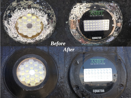 Underwater lights maintenance