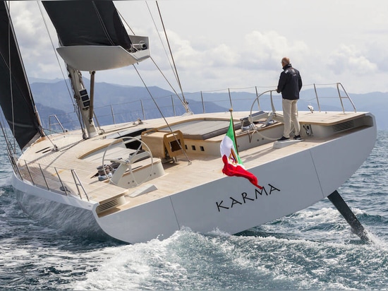 MD75 Karma was named best sailing yacht at the 2020 International Yacht & Aviation Awards