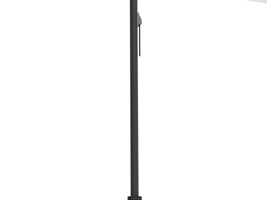 Adjustable telescopic pole for awning