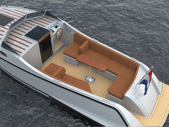 Craftmanship Cabin Tender 760, a Dutch electric neo-retro