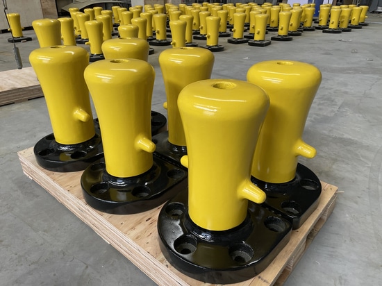 110 Pcs Color-customized Bollard for The Project in Poland