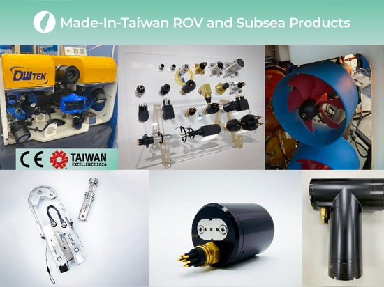 DWTEK Made-In-Taiwan ROV and subsea products are showcased at OI UK 2024.