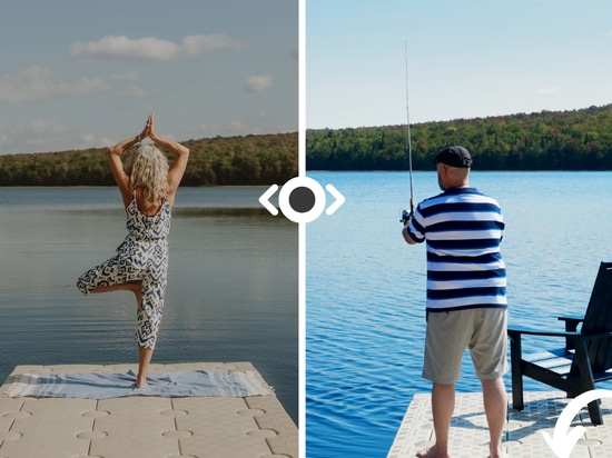 Yoga or Fishing floating dock ?