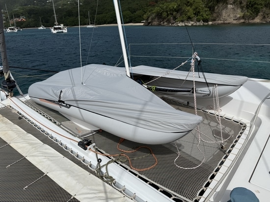 MiniCat is the best addition to our cruising cat OUTREMER 55