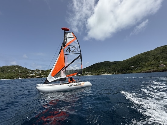 MiniCat is the best addition to our cruising cat OUTREMER 55
