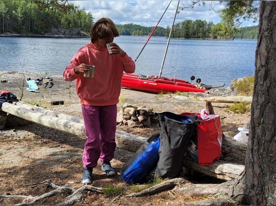 Multi-day adventure on Sweden's Lake STORA LE