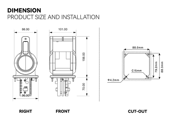 The WLF-100 Propulsion Control Lever is ready.