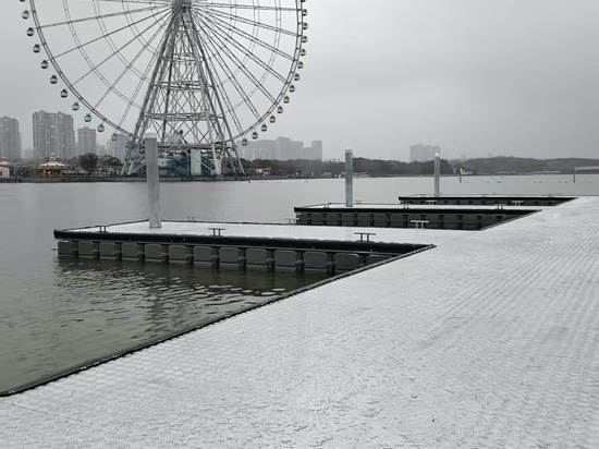 Floating Pier with Aluminium Tread Plates, Wuxi City