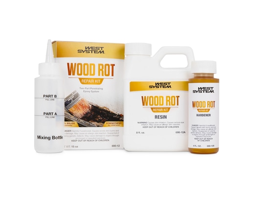 Directeck introduces the WEST SYSTEM® Wood Rot Repair Kit for repairing moisture-damaged wood