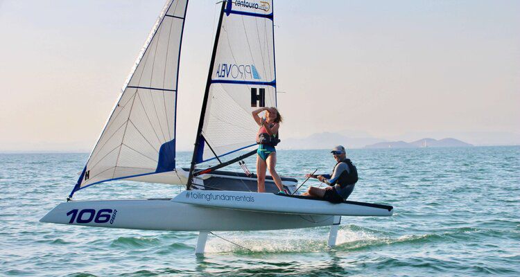 水中翼ヨット - F101 - Foiling World - トリマラン / レース用 水中翼ヨット - F101 - Foiling World - トリマラン / レース用