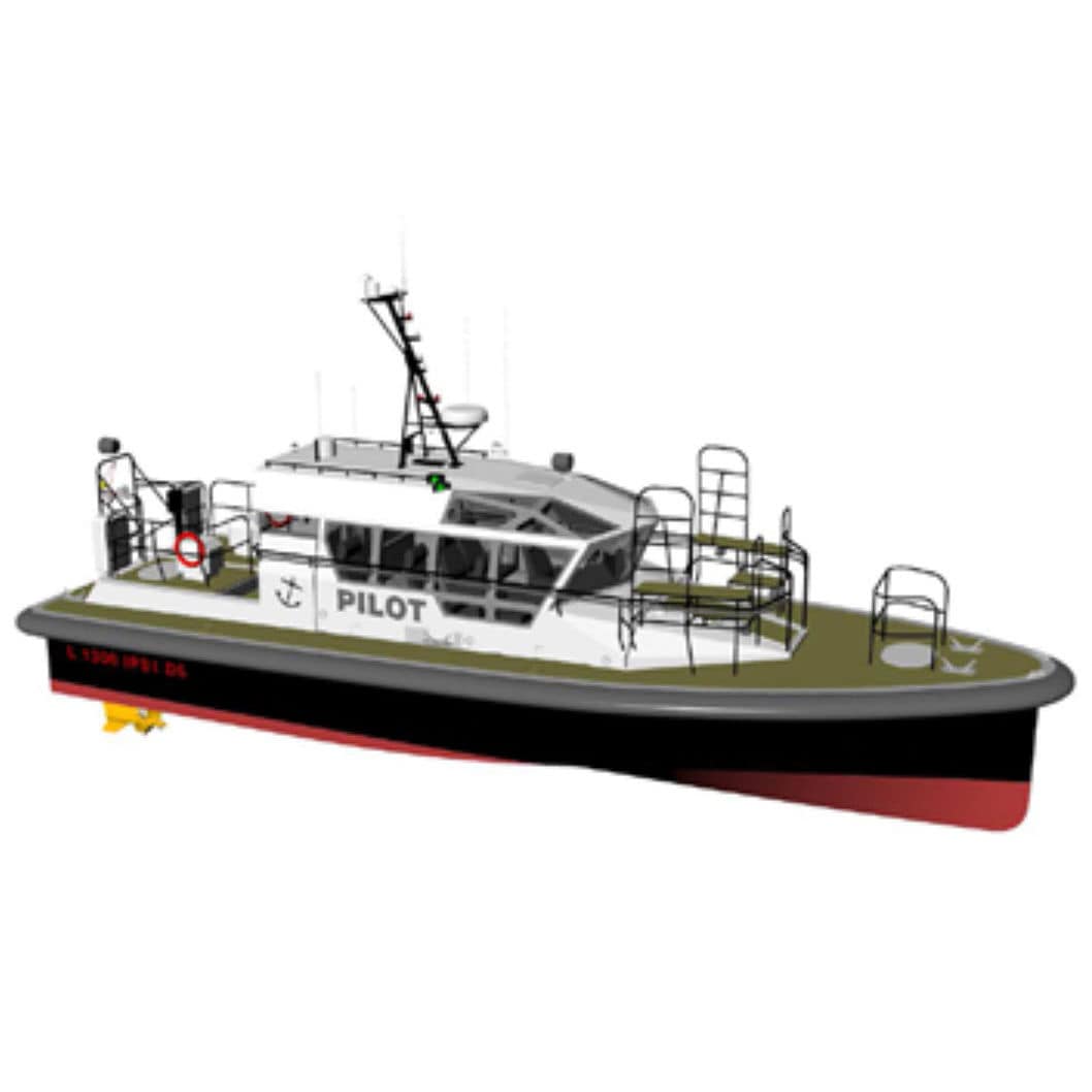 ボート　船　　 水先船業務用ボート - AMS 1350 - Alumarine Shipyard - インボードIPS