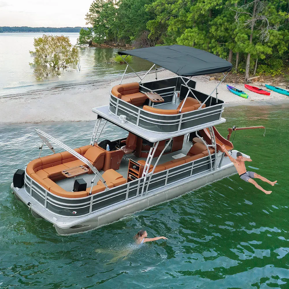 船外機ポンツーンボート - series-30f - Kinocean® Boat