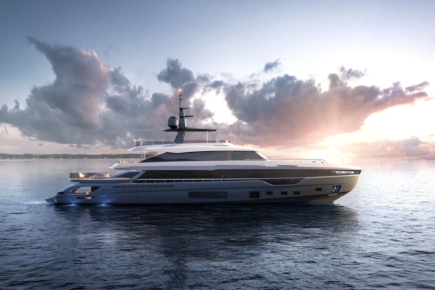 チームホッタテ クルージングスーパーヨット - TRIDECK - Azimut - 高部操舵室