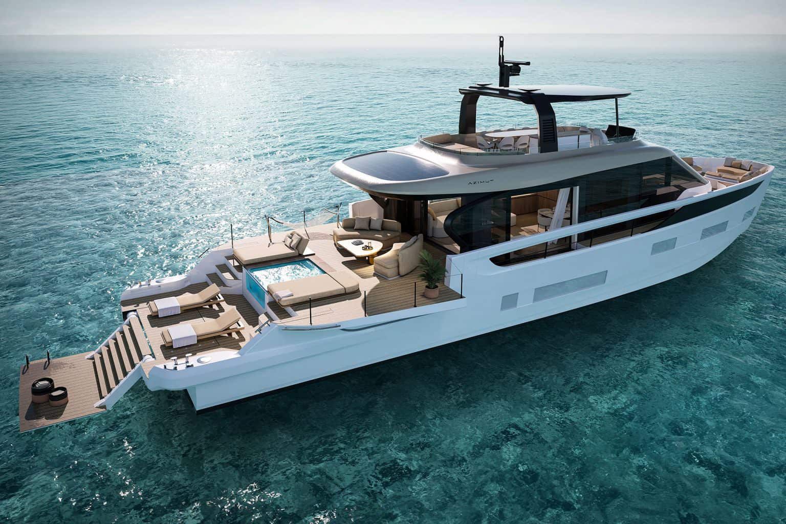 チームホッタテ クルージングモーターヨット - SEADECK 9 - Azimut - ハード
