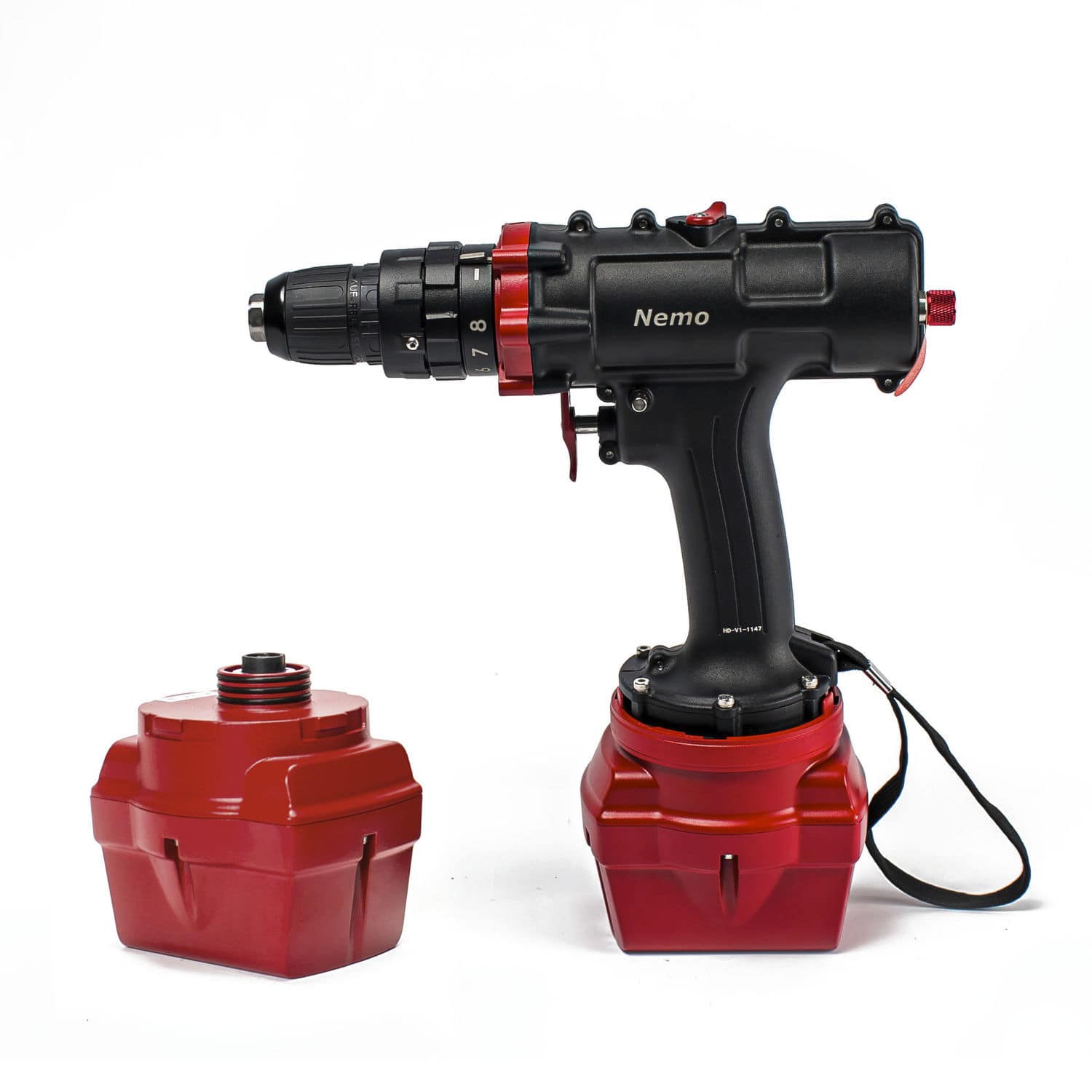 手持ち型水中ドリルハンマー - HD-18V-6Li-50 - Nemo Power Tools - バッテリー式