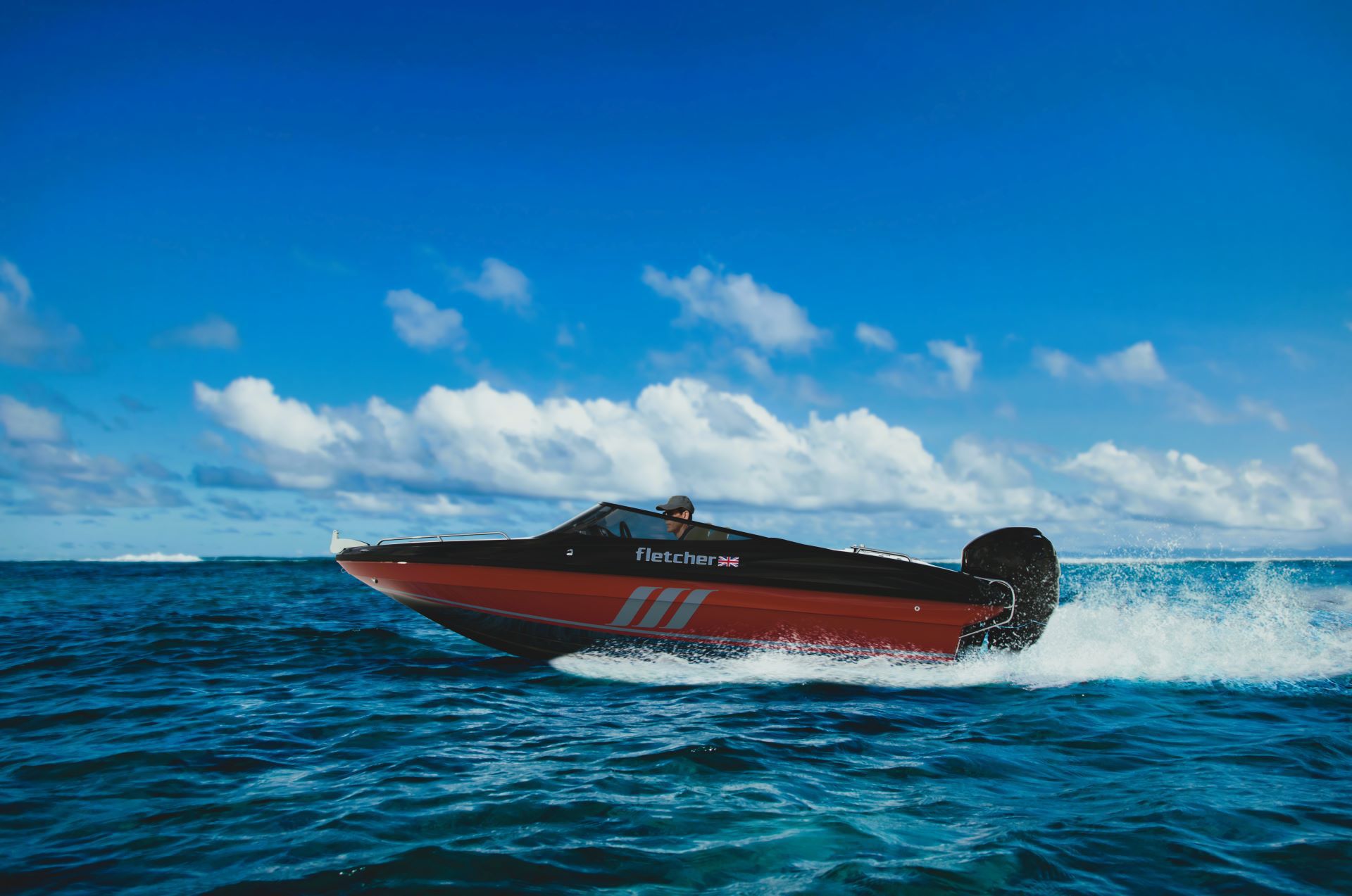 船外機ランナバウトボート - 19 GTO - Fletcher Boats