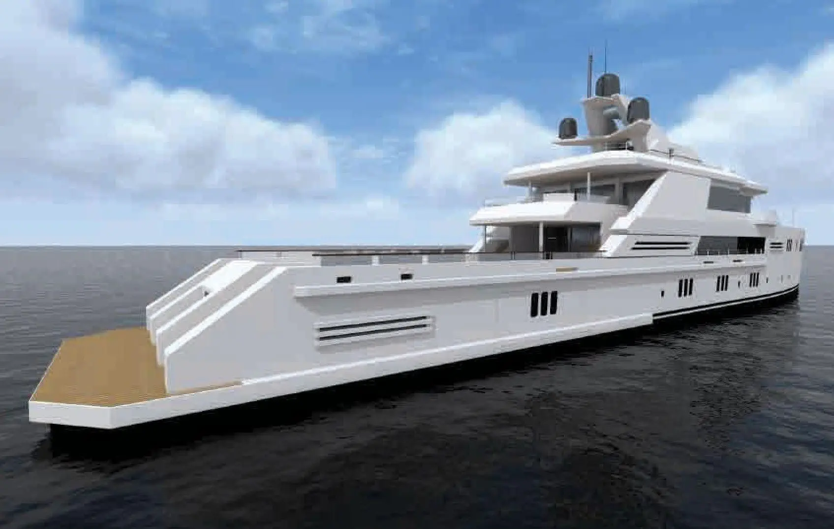 クルージングスーパーヨット - 75m - Brythonic Yachts