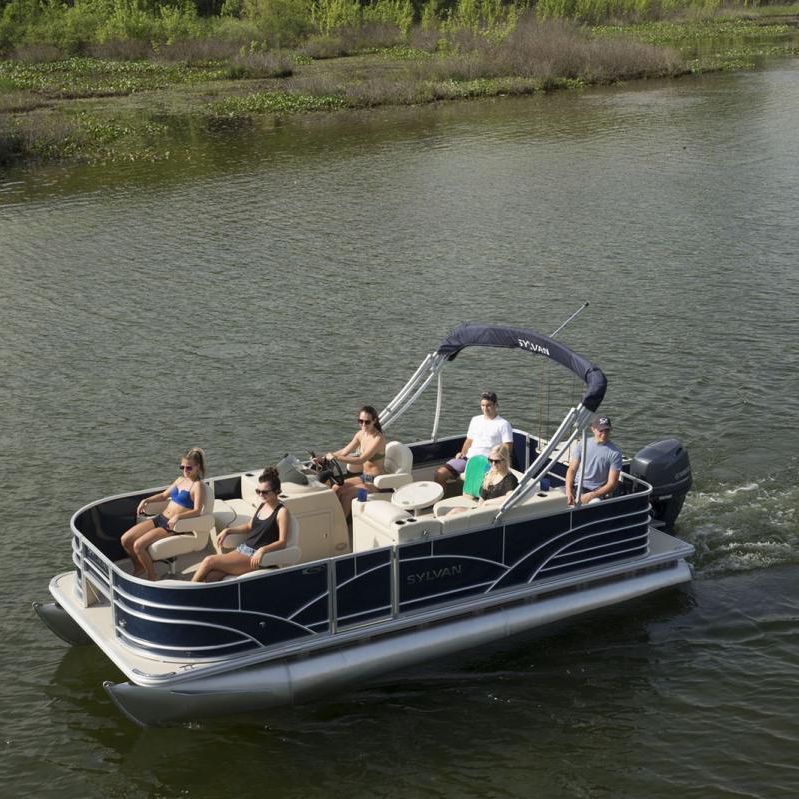 船外機ポンツーンボート - 818 Fish - Sylvan Pontoons - スポーツ